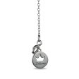 Enchanted Disney Fine Jewelry Black Rhodium Over Sterling Silver with 1 2 CTTW Diamonds Maleficent Necklace For Cheap