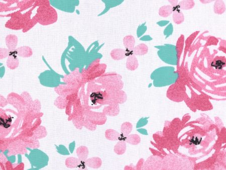 Love Large Floral Roses Fabric by the yard For Sale