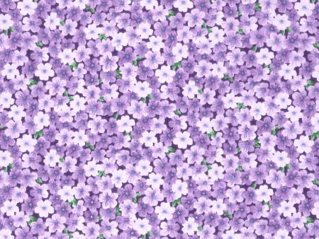 Mia Purple Ditsy Floral Daisy Fabric by the yard Online