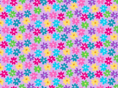 Bloom Daisy Floral Fabric by the yard Sale