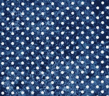 Dot Texture Navy Fabric by the yard Fashion