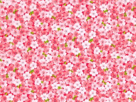 Mia Pink Ditsy Floral Daisy Fabric by the yard For Cheap