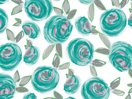 Curiosities Roses Floral Fabric by the yard For Sale