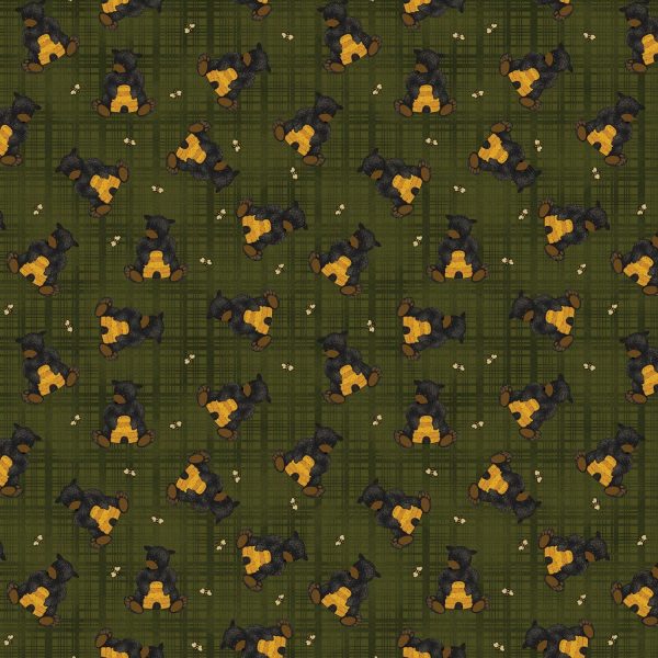 Bear Paws Fabric by the yard Cheap