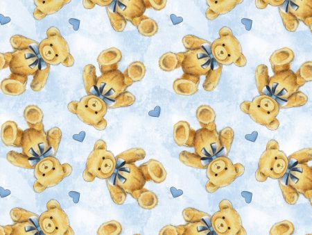 Sleep Time Teddy Bears Fabric by the yard Online Sale