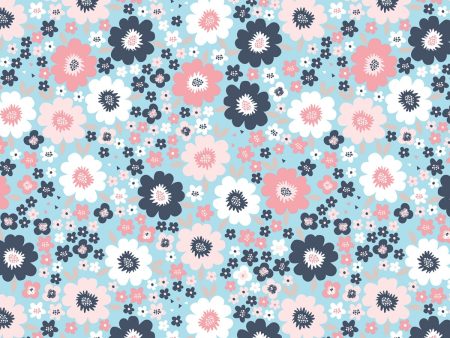 Hello Baby! by Christopher Thomson Floral Daisy Fabric by the yard Online Sale