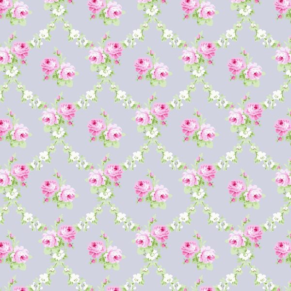 Rose Trellis by Tanya Whelan Floral Roses Fabric by the yard For Cheap