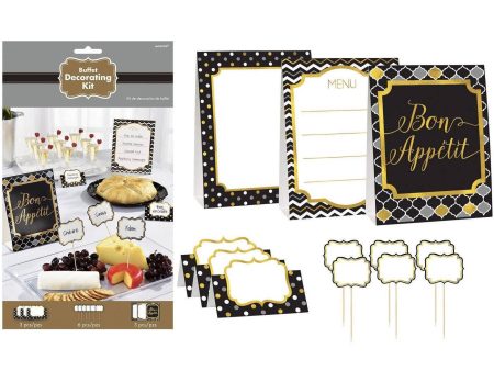 Multicolor Paper Mini Buffet Cocktail Decorating Kit For Discount