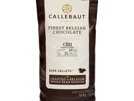 Callebaut Recipe C811 Dark Chocolate Callets 1lb Sale