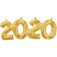 2-0-2-0 Gold Block Phrase Foil Balloon For Discount