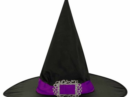 Witch Hat Purple Band One Size on Sale