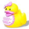 Baby Shower Girl Rubber Duck Favors 2in, 3pcs Hot on Sale