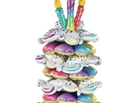 Birthday Cake Stacker Foil Balloon Online Sale