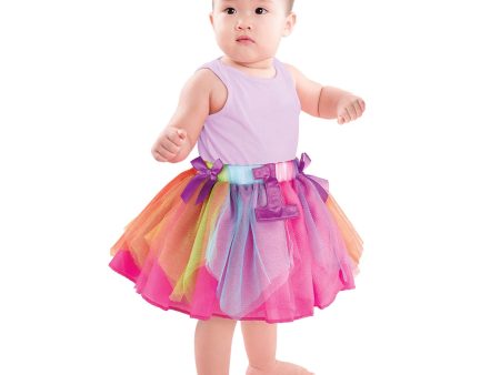 1st Birthday Multicolored Girl TuTu Online