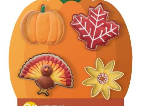 Cookie Cutter Set - Pumpkin, Maple Leaf, Turkey, Flower Supply