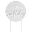 Acrylic Happy Birthday Cake Topper For Cheap