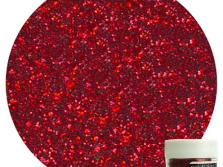 Techno Glitter - American Red Online