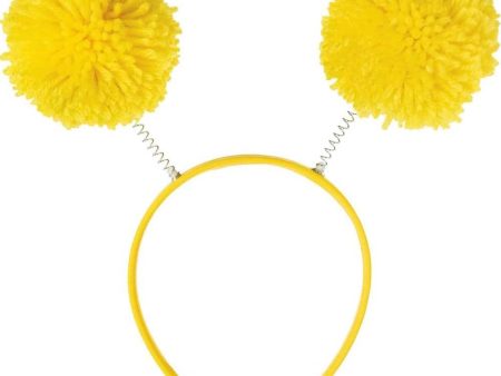 Yellow Headbopper Pom Pom Online now