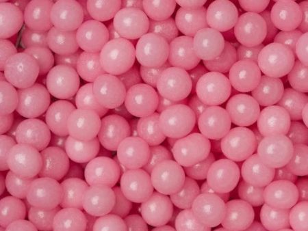 Sugar Pearls - Pink 6mm For Cheap