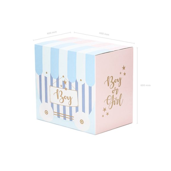 Baby Shower - Gender Reveal Boy or Girl Balloon Box For Cheap