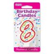 Candles - Numeral 8, 3 H For Cheap