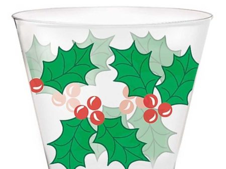 Holly Tumblers 9oz, 40pcs Online