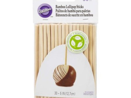 5  Bamboo Lollipop Sticks Cheap