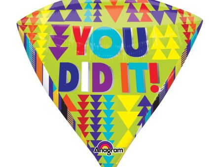 You Did It Three Fold Diamondz  Balloon on Sale