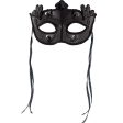 Adult A Night In Disguise Black Fabric Mask Hot on Sale