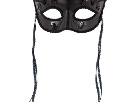 Adult A Night In Disguise Black Fabric Mask Hot on Sale