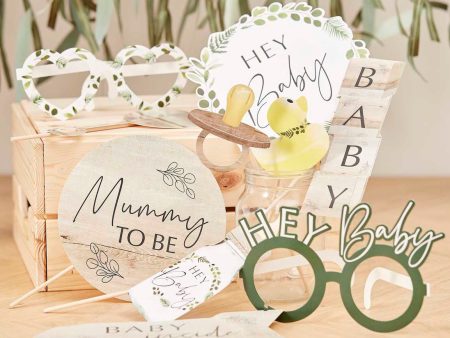 Botanical Baby Shower Photo Props For Discount