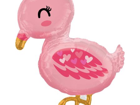 Baby Flamingo SuperShape Balloon 63x81cm Online now