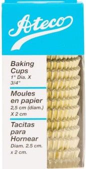 Mini Cupcake Liners - Gold Discount