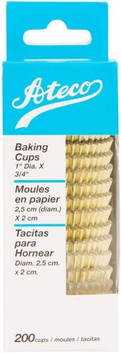 Mini Cupcake Liners - Gold Discount