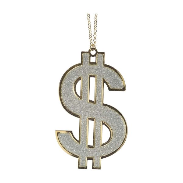 ($) Dollar Sign Necklace For Cheap