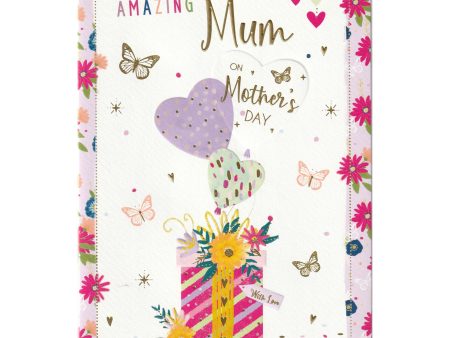 Amazing Mum On Mothers Day Greeting Card Sale