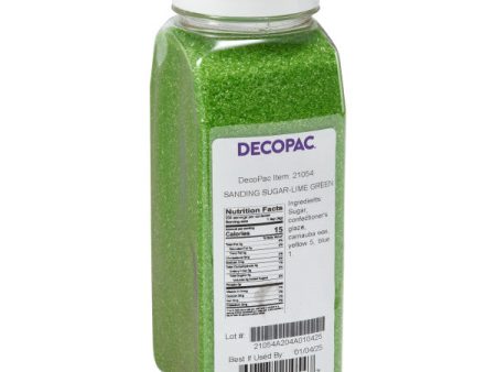 Sanding Sugar - Lime Green 33oz For Cheap