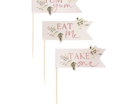 Afternoon Tea Cupcake Toppers 12pcs Online now