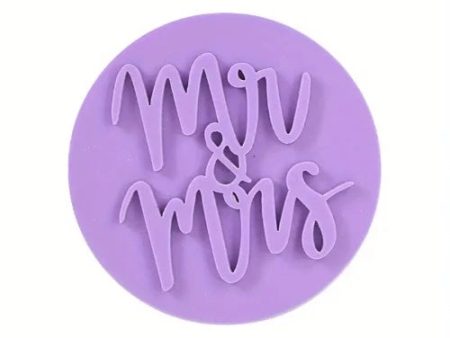 Embossing Stamp - Mr & Mrs Online Sale