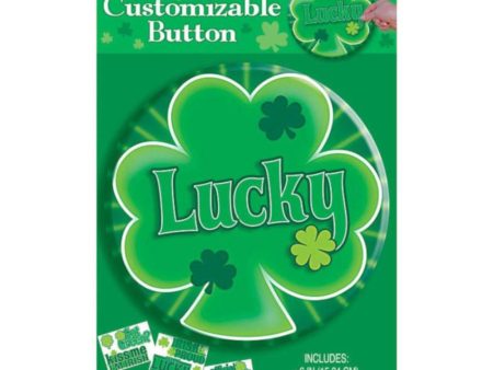 St. Patrick Day Customized Giant Button 6in Online