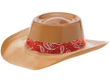 Western Plastic Cowboy Hat With Band For Cheap