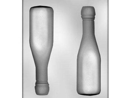 Chocolate Mold - 3D Champagne Bottle For Discount