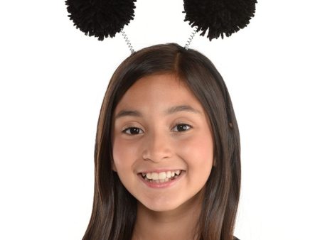 Black Headbopper Pom Pom on Sale