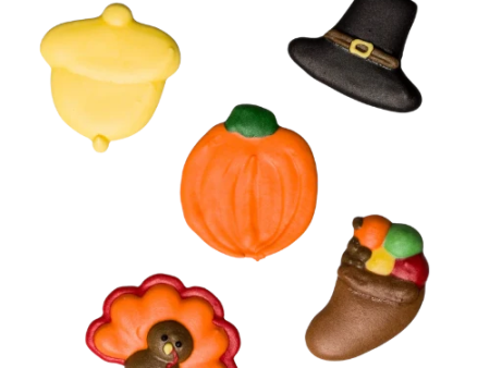 Royal Icing Decoration - Thanksgiving Assortment 1.5  For Cheap