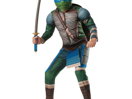 Adult Deluxe Leonardo Ninja Turtle Costume For Sale