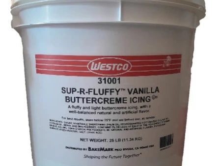 Westco Sup-R-Fluffy Vanilla Buttercream Icing 3lb Online Sale