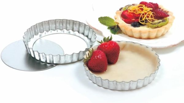 Tin Quiche Tart Pan, 4.75-Inch Cheap