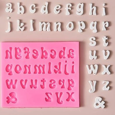 Silicone Mold - Alphabet Lowercase Fashion