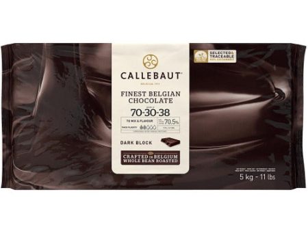 Callebaut Recipe 70 30 Dark Chocolate Block 1lb. on Sale