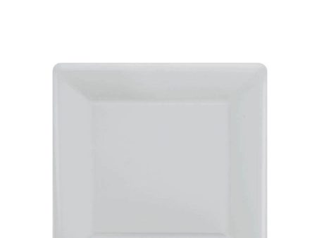 Silver Square Paper Plates 7in, 20pcs Online now